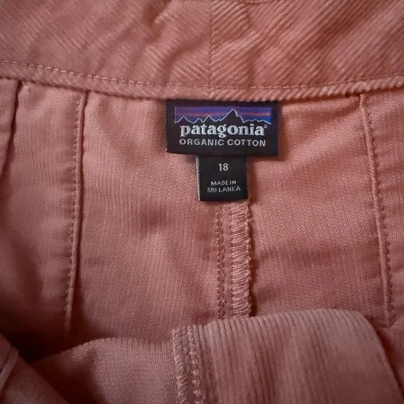 Patagonia Pink Corduroy Shorts Stand Up Size 18 - Picture 5 of 9